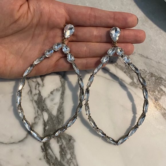 Crystal Drop Earrings - Picture 3 of 3